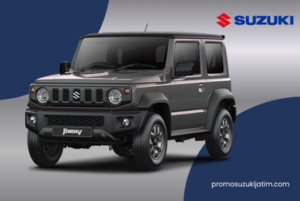 Suzuki Jimny terbaru warna abu-abu dengan tampilan gagah dan tangguh